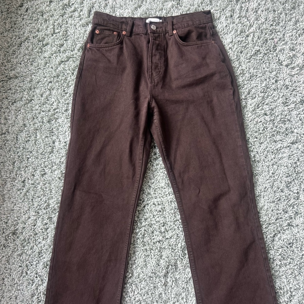 ZARA Brown Jeans